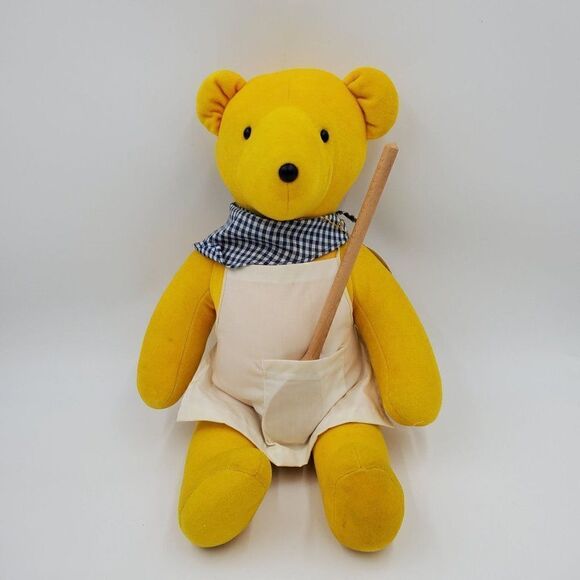 North American Bear Company Retired Chef Bearnaise VIB Plush Yellow 1979